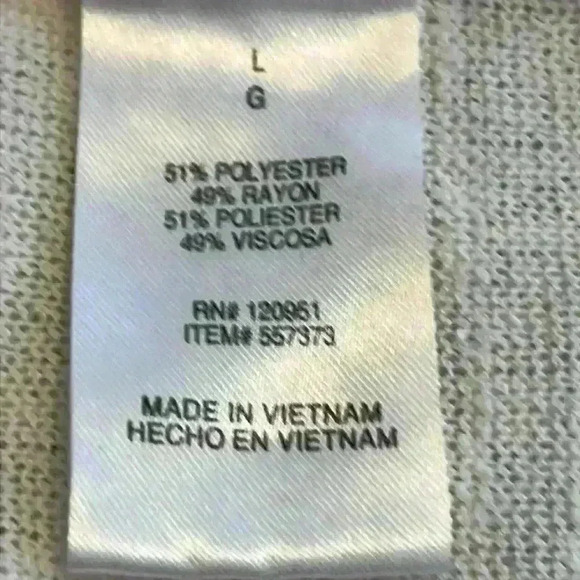 Olive & Oak Pullover Sweater Women's Large White Textured Semi-Sheer Oversized - Picture 4 of 7